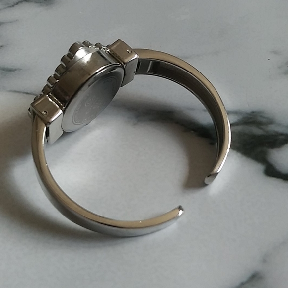 Stunning Geneva Elite Crystal Open Band Watch - Picture 7 of 8